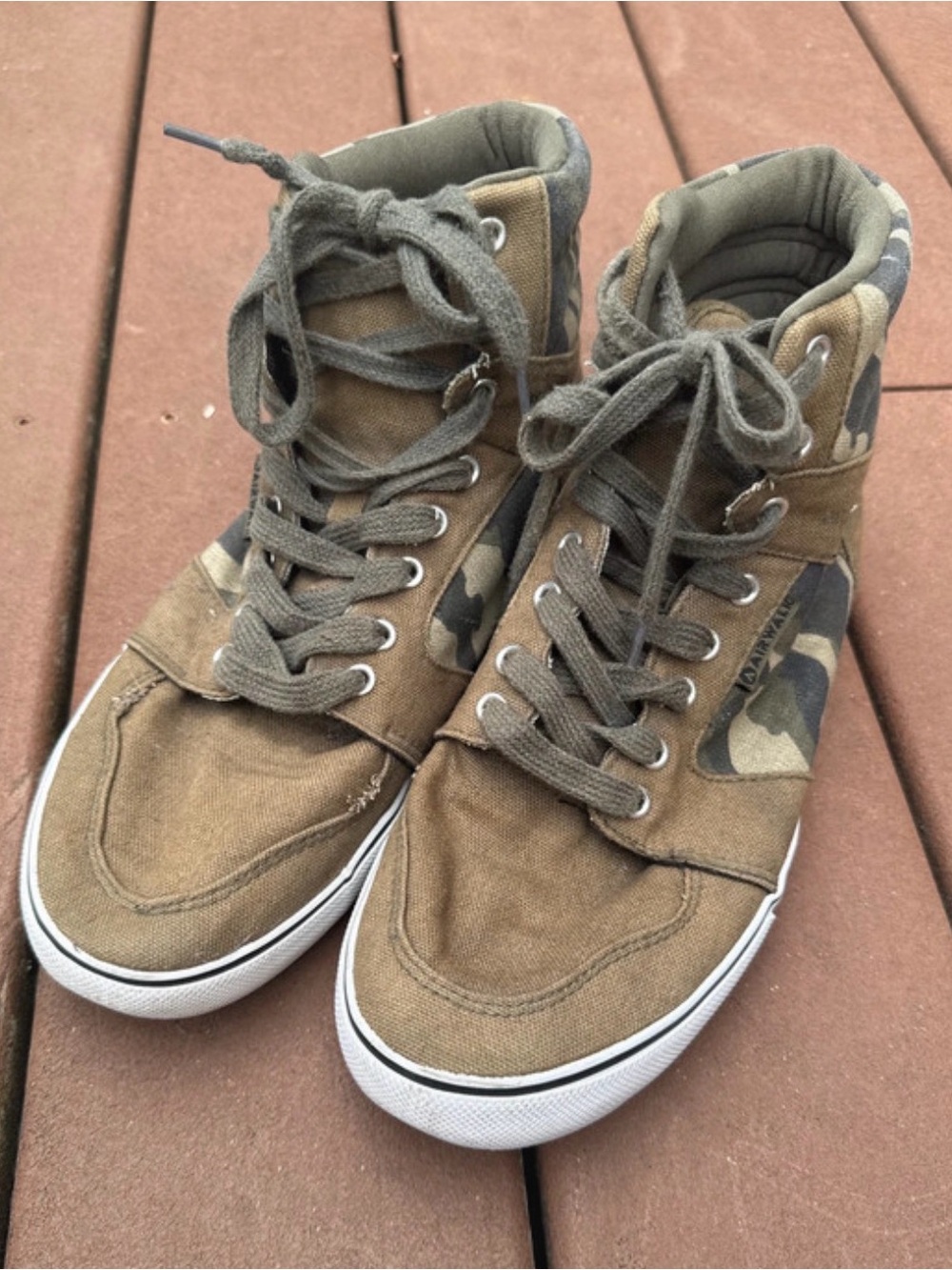 Airwalk Men's Camo High-Top Canvas Sneakers